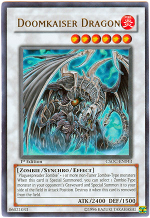 Doomkaiser Dragon, Crossroads of Chaos Sneak Peek Participation Card · CSOC-EN043