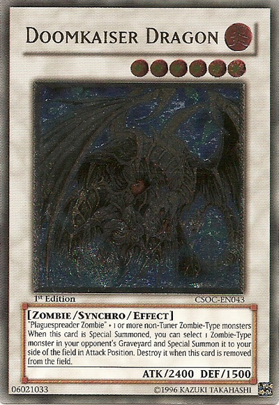 Doomkaiser Dragon, Crossroads of Chaos Sneak Peek Participation Card · CSOC-EN043
