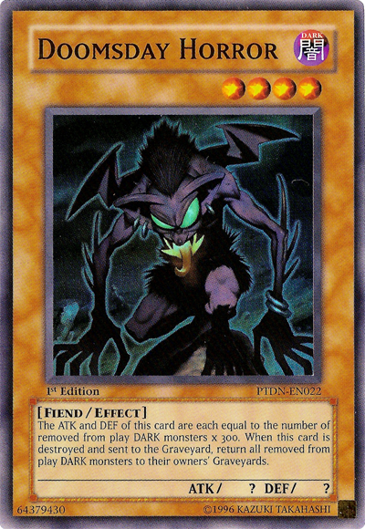 Doomsday Horror, Phantom Darkness Sneak Peek Participation Card · PTDN-EN022