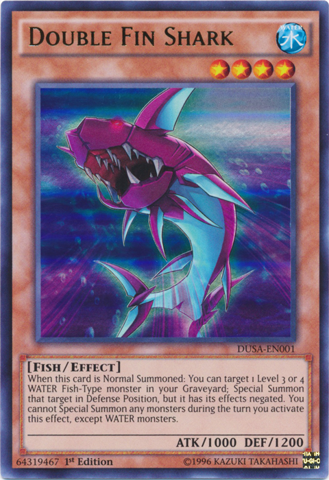 Double Fin Shark, Duelist Saga · DUSA-EN001