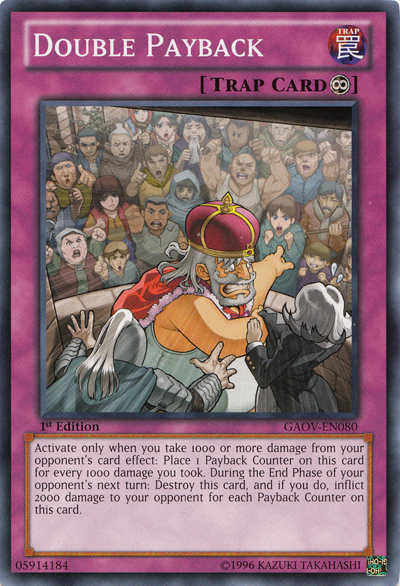 Double Payback, Galactic Overlord Sneak Peek Participation Card · GAOV-EN080