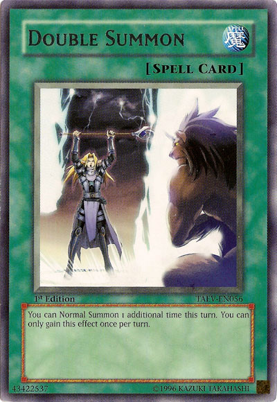 Double Summon, Tactical Evolution Sneak Peek Participation Card · TAEV-EN056