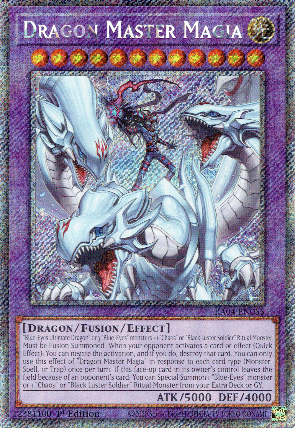 Dragon Master Magia, Quarter Century Stampede · RA04-EN055