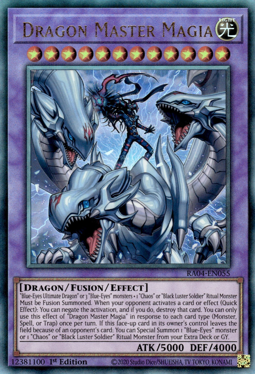 Dragon Master Magia, Quarter Century Stampede · RA04-EN055