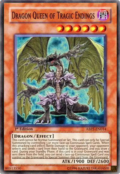 Dragon Queen of Tragic Endings, Absolute Powerforce Sneak Peek Participation Card · ABPF-EN014