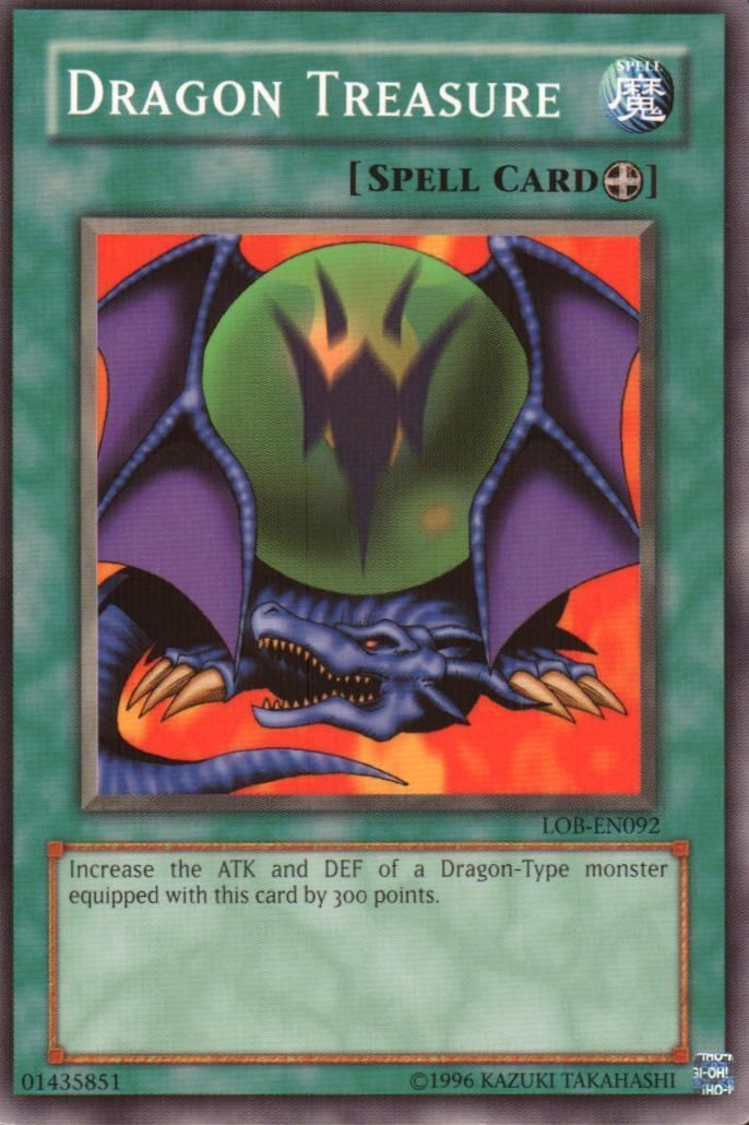 Dragon Treasure, Legend of Blue Eyes White Dragon · LOB-092