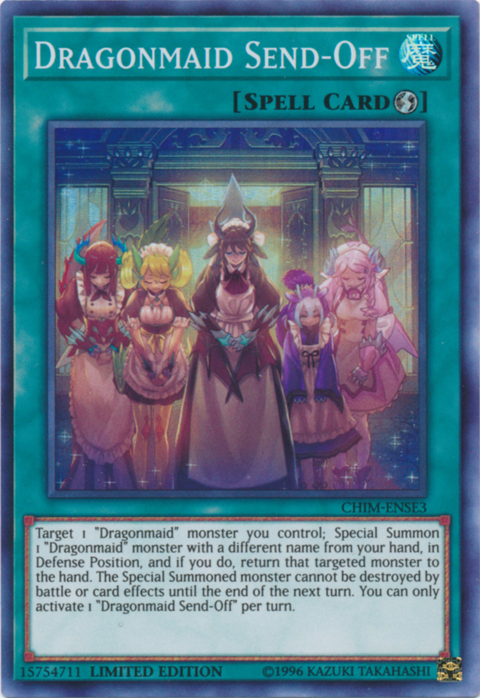 Dragonmaid Send-Off, Chaos Impact Sneak Peek Participation Card · CHIM-ENSE3