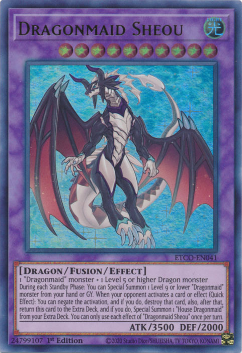 Dragonmaid Sheou, Eternity Code Premiere! promotional card · ETCO-EN041