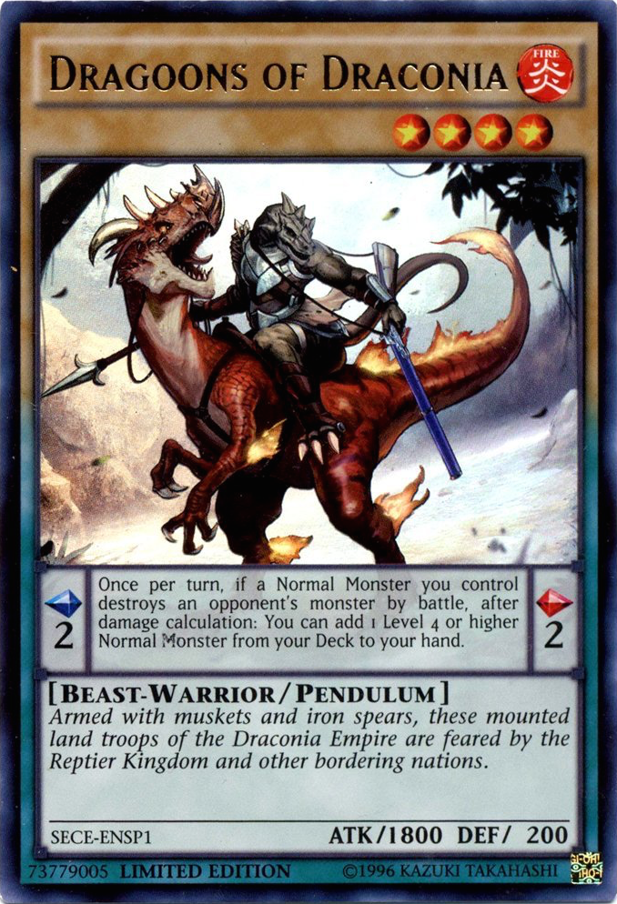 Dragoons of Draconia, Secrets of Eternity Sneak Peek Participation Card · SECE-ENSP1