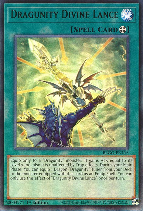 Dragunity Divine Lance, Battles of Legend: Glorious Gallery · BLGG-EN113