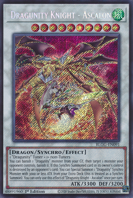 Dragunity Knight - Ascalon, Battles of Legend: Glorious Gallery · BLGG-EN091