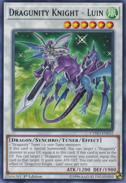 Dragunity Knight - Luin, Cybernetic Horizon Sneak Peek Participation Card · CYHO-EN032