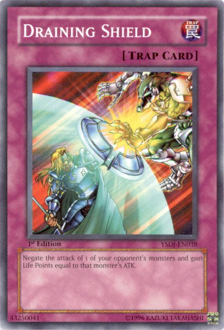 Draining Shield, Starter Deck: Jaden Yuki · YSDJ-EN038