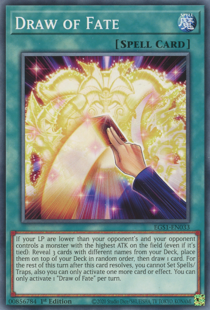 Draw of Fate, Egyptian God Deck: Slifer the Sky Dragon · EGS1-EN033