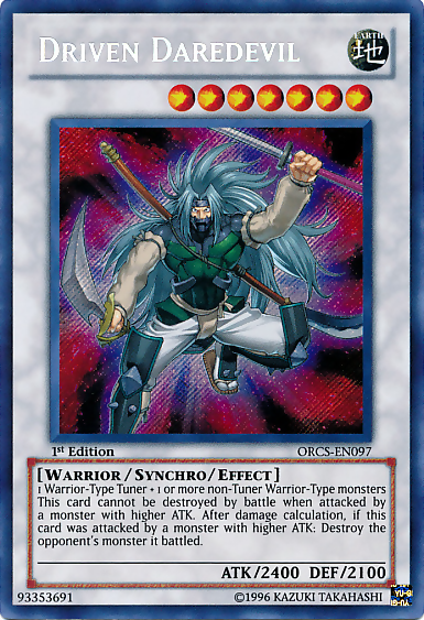 Driven Daredevil, Order of Chaos Sneak Peek Participation Card · ORCS-EN097