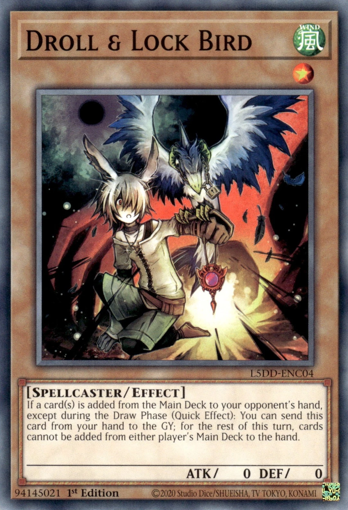 Droll & Lock Bird, Legendary 5D's Decks · L5DD-ENC04