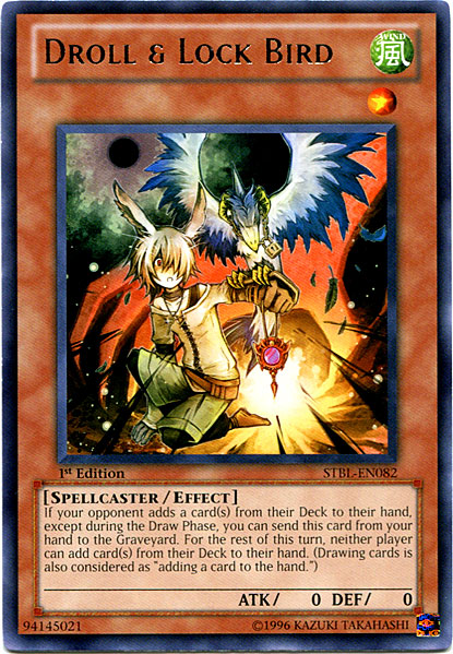 Droll & Lock Bird, Starstrike Blast Sneak Peek Participation Card · STBL-EN082