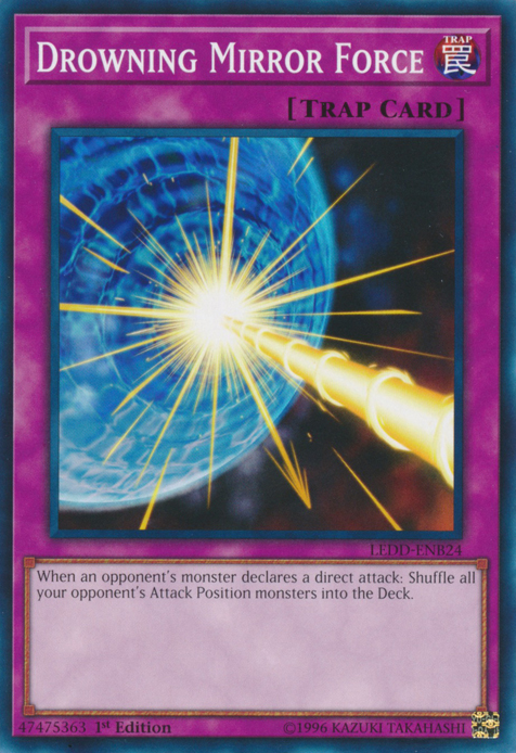 Drowning Mirror Force, Legendary Dragon Decks · LEDD-ENB24