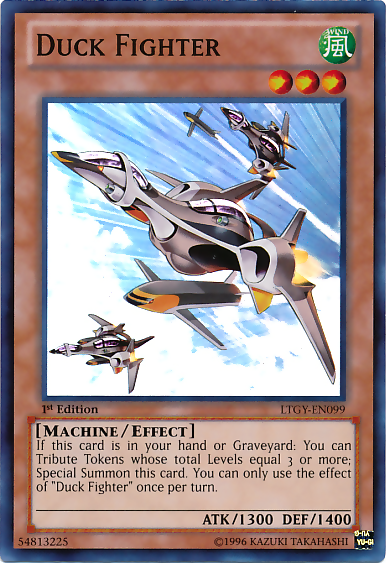 Duck Fighter, Lord of the Tachyon Galaxy Sneak Peek Participation Card · LTGY-EN099