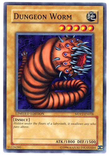 Dungeon Worm, McDonald's Promotional Cards 2 · MDP2-EN018