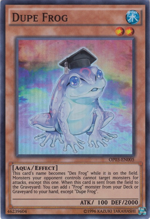 Dupe Frog, OTS Tournament Pack 3 · OP03-EN005