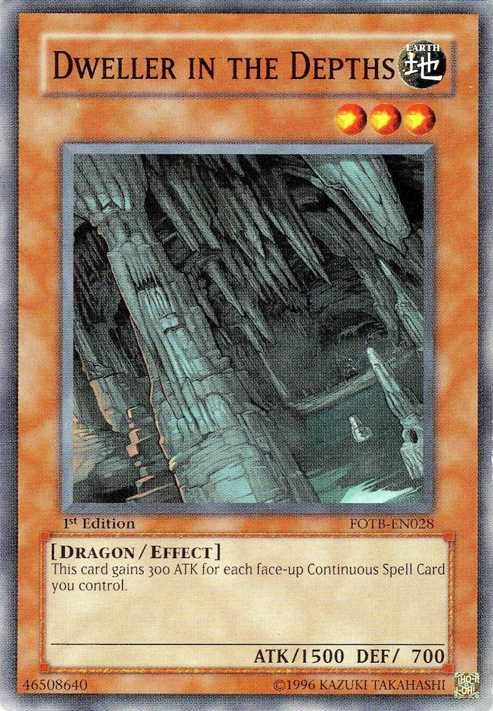 Dweller in the Depths, Force of the Breaker Sneak Peek Participation Card · FOTB-EN028