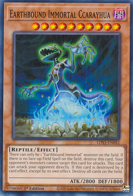 Earthbound Immortal Ccarayhua, Legendary Duelists: Season 3 · LDS3-EN042