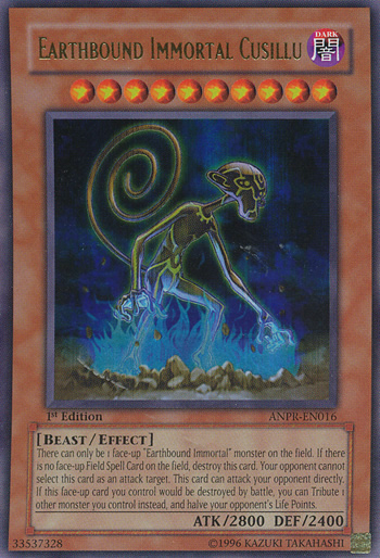 Earthbound Immortal Cusillu, Ancient Prophecy Sneak Peek Participation Card · ANPR-EN016