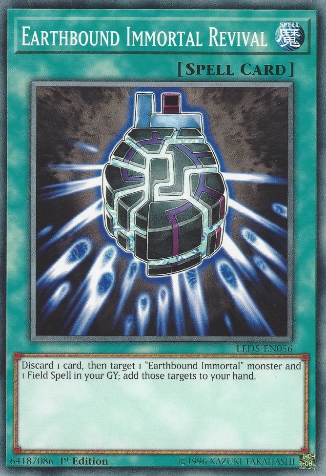 Earthbound Immortal Revival, Legendary Duelists: Immortal Destiny · LED5-EN056