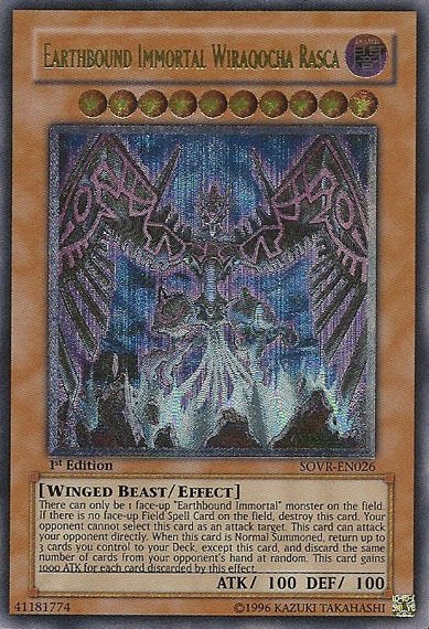 Earthbound Immortal Wiraqocha Rasca, Stardust Overdrive Sneak Peek Participation Card · SOVR-EN026