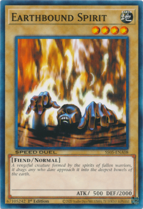Earthbound Spirit, Speed Duel Starter Decks: Twisted Nightmares · SS05-ENA08
