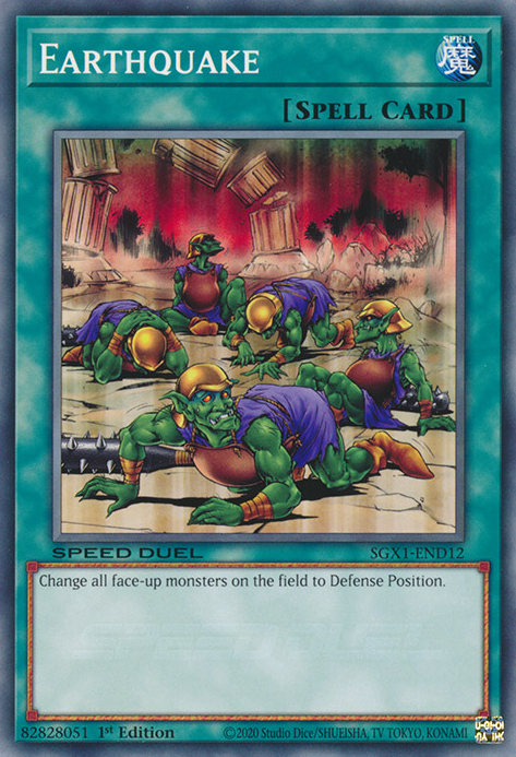 Earthquake, Speed Duel GX: Duel Academy Box · SGX1-END12