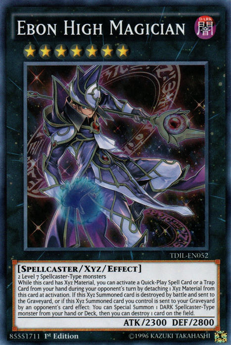 Ebon High Magician, The Dark Illusion Sneak Peek Participation Card · TDIL-EN052