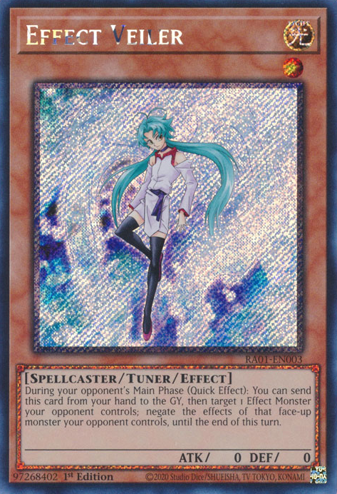 Effect Veiler, 25th Anniversary Rarity Collection · RA01-EN003