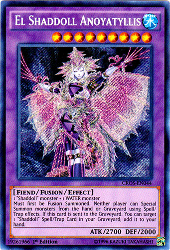 El Shaddoll Anoyatyllis, Crossed Souls Sneak Peek Participation Card · CROS-EN044