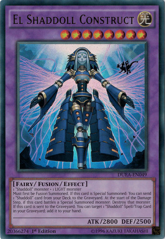 El Shaddoll Construct, Duelist Alliance Sneak Peek Participation Card · DUEA-EN049