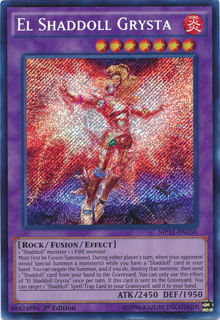 El Shaddoll Grysta, 2015 Mega-Tin Mega Pack · MP15-EN160