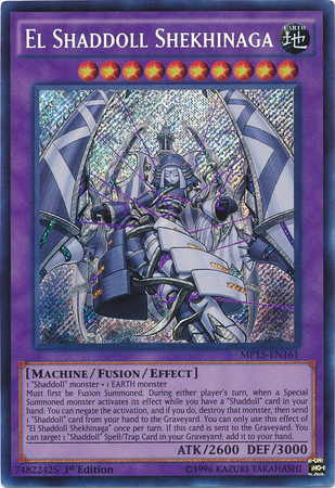 El Shaddoll Shekhinaga, 2015 Mega-Tin Mega Pack · MP15-EN161