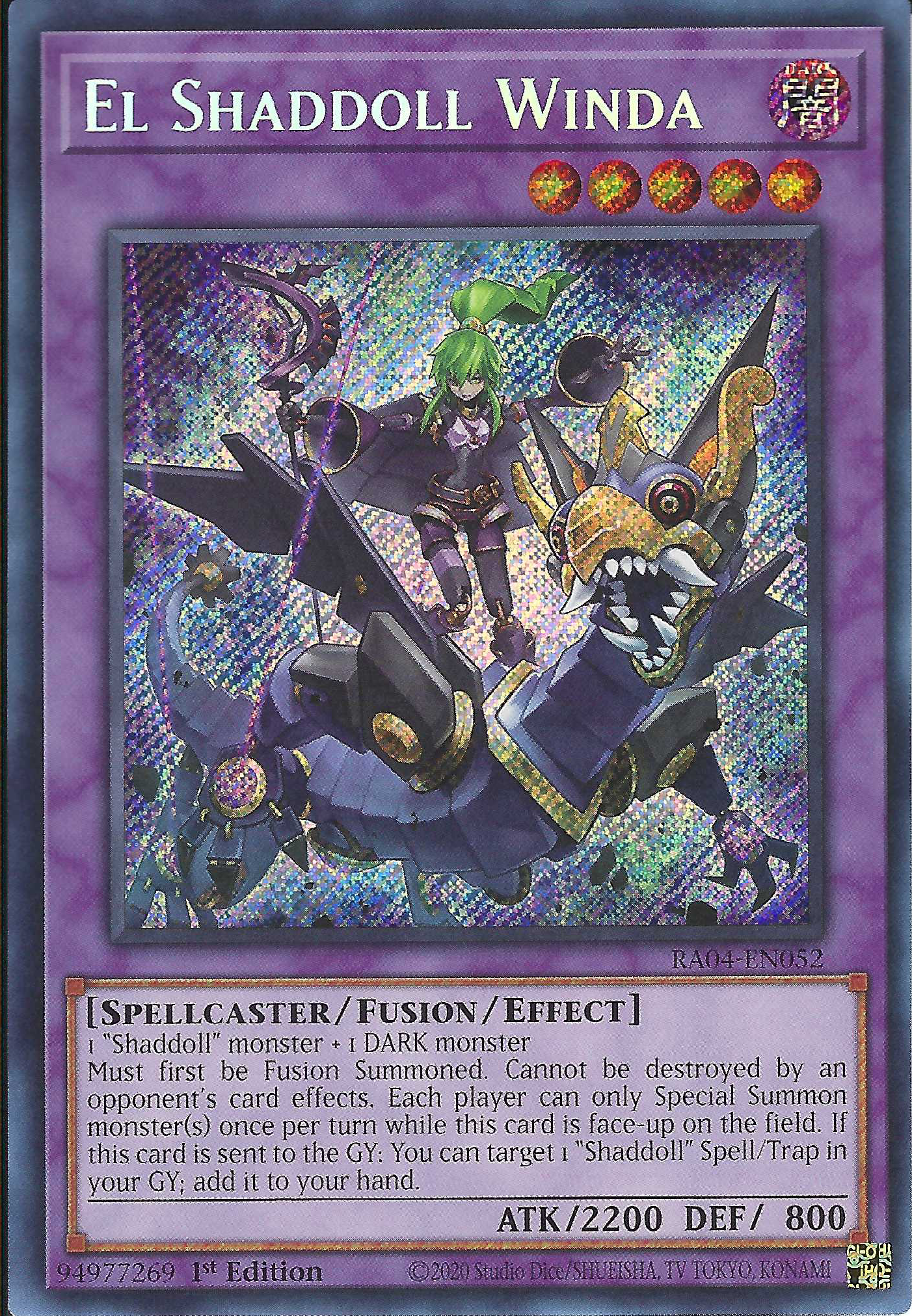 El Shaddoll Winda, Quarter Century Stampede · RA04-EN052