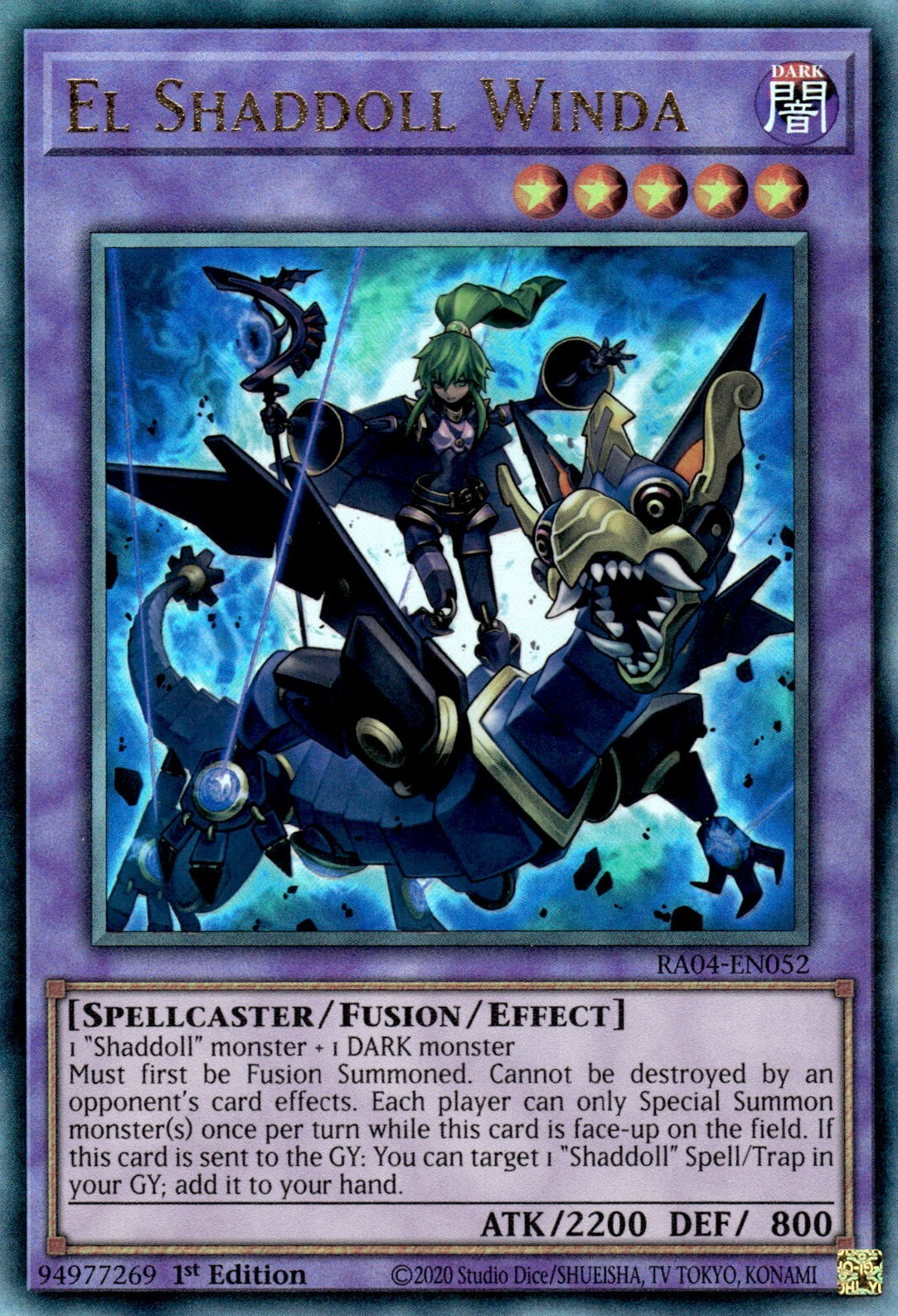 El Shaddoll Winda, Quarter Century Stampede · RA04-EN052
