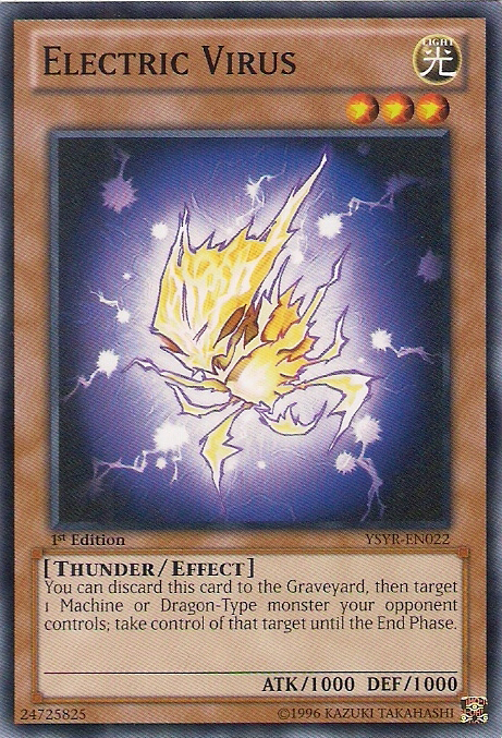 Electric Virus, Starter Deck: Yugi Reloaded · YSYR-EN022