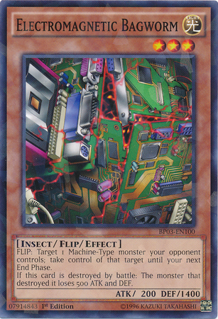 Electromagnetic Bagworm, Battle Pack 3: Monster League · BP03-EN100