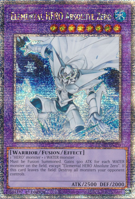 Elemental HERO Absolute Zero, Quarter Century Bonanza · RA03-EN231