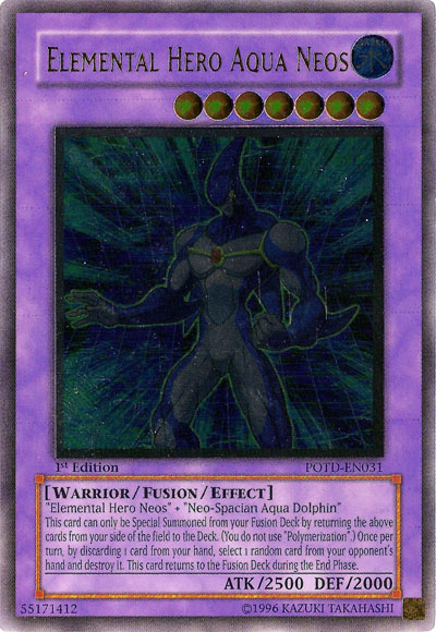 Elemental HERO Aqua Neos, Power of the Duelist · POTD-EN031