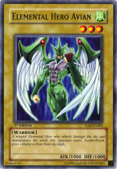 Elemental HERO Avian, The Lost Millennium · TLM-EN001
