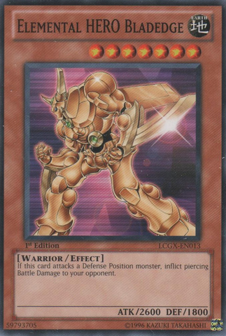 Elemental HERO Bladedge, Legendary Collection 2: The Duel Academy Years Mega Pack · LCGX-EN013