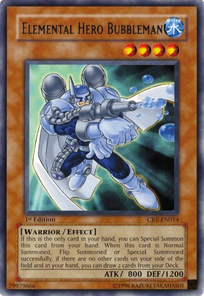 Elemental HERO Bubbleman, Cybernetic Revolution · CRV-EN014