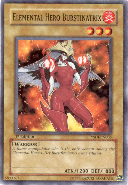 Elemental HERO Burstinatrix, Starter Deck: Jaden Yuki · YSDJ-EN006