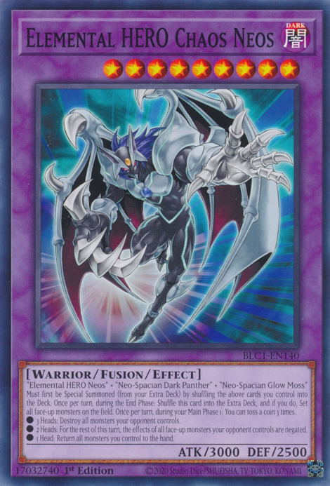 Elemental HERO Chaos Neos, Battles of Legend: Chapter 1 · BLC1-EN140