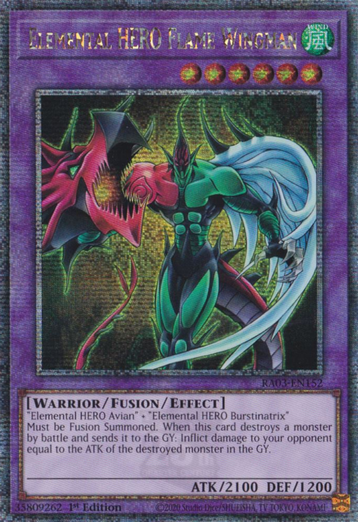 Elemental HERO Flame Wingman, Quarter Century Bonanza · RA03-EN152